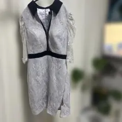 ROBE de FLEURS Glossy レースドレス S