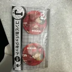 缶バッジセット（赤・キャラクター）