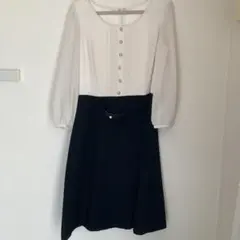 値下げ★デビュードフィオレDébut de Fiore お呼ばれワンピース 38