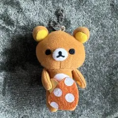 リラックマ　きのこ　マスコットキーホルダーのサムネイル