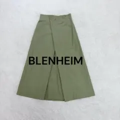 ブレンヘイム♡BLENHEIM ウエストタックスカート S カーキ マキシ丈 秋