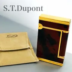 ST. デュポン ガスライター 漆 金ラメ ブラックゴールド ライン2