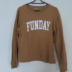 GLOBAL WORK FUNDAY 長袖カットソー L（160cm）