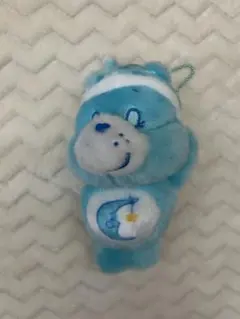 水色 眠っているキャラクター ぬいぐるみ