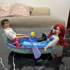 ディズニー　アリエル　エリック　お人形セット