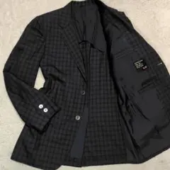 【美品】VAN JACKET テーラードジャケット チェック柄 M相当