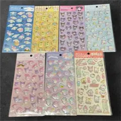 ぷくっとシール　サンリオ　ダイソー 7種