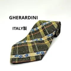 極美品 花柄 GHERARDINI ネクタイ イタリア製 シルク 641413のサムネイル