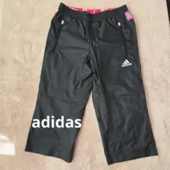 adidas 七分丈　ナイロンパンツ　ウィンドパンツ