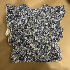 GAP フラワープリント 半袖Tシャツ 105cm