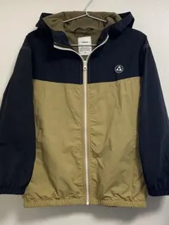 ikka GERRY フード付きジャケット ベージュ/ブラック 150cm