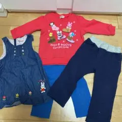 ミキハウス　ホットビスケッツ　ピクニック　サイズ90 女の子