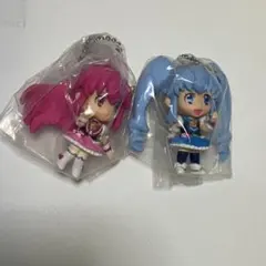 プリキュア ミニフィギュア キーホルダー 2種セット