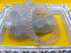 ♥更に大幅値下げ♥ローズクォーツ3連ブレスレットorネックレス