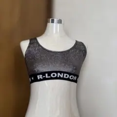 R-LONDON スポーツブラ メタリックグレーのサムネイル