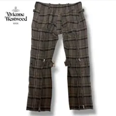 90s Vivienne Westwood MANスカート付きボンテージパンツ USED】90'S VIVIENNE WESTWOOD MAN TARTAN CHECK B