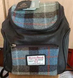 ハリスツイード CLOSSHI シマムラ リュック レディース ブラウン