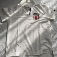 Champion ホワイト ポロシャツ 半袖