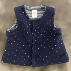 値下げしました　baby GAP ベビーベスト 3-6ヶ月 ネイビー