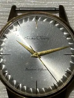 セイコー SEIKO CROWN 手巻き 15004 21石 可動 現状品