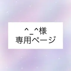 ︎^_^様専用ページ
