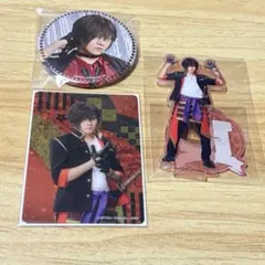 刀ミュ 目出度歌誉花舞 十周年 祝賀祭 大倶利伽羅アクリルスタンド 缶バッジ