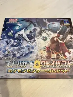 ジムセット スノーハザード クレイバースト ポケモンセンターナンジャモ 新品