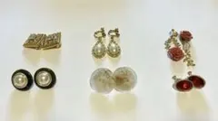 レトロ イヤリング 6点セット