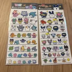 たまごっちのプチプチおみせっちシリーズ 4サイズステッカー　2枚セット
