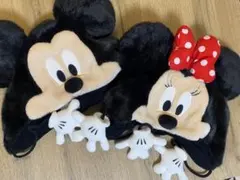 【新品未使用】ディズニー　ファンキャップ 58cm ミッキー ミニー2点セット