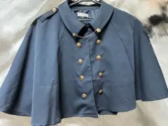 アクシーズファム　ケープコート ネイビー
