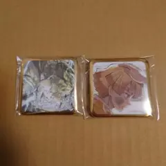 鬼滅の刃　ダイニング　スクエア缶バッジ　我妻善逸　2種