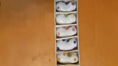 犬型カラフル箸置き5個セット