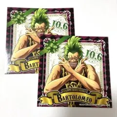 バルトロメオ バースデーステッカー 輩 ONEPIECE ワンピース