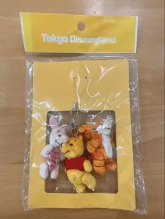 くまのプーさん　ぬいぐるみストラップ　東京ディズニーランド限定