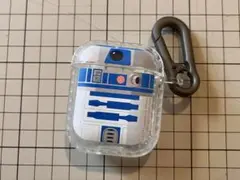 R2-D2デザイン AirPodsケース カラビナ付き