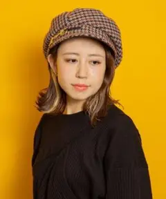 チェックキャスケット ANNE