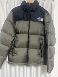 THE NORTH FACE ダウンジャケット オリーブグリーン/ブラック