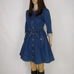 バーバリーブルーレーベル デニムワンピース