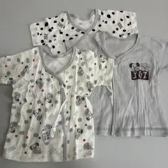 短肌着 3点セット サイズ50〜60