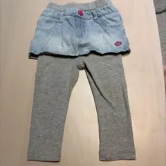 BABYDOL デニムスカート付き レギンス