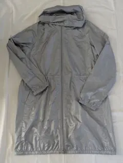 ユニクロ Lサイズ　 ポケッタブルロングパーカー グレー