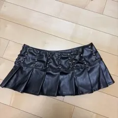 レザーミニスカートy2k