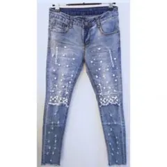 ♡パール♡スキニー♡デニム♡新品未使用♡レア