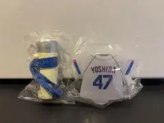 中日ドラゴンズ 47 吉田聖弥選手 ユニホーム型ミニペンライト　ガチャ