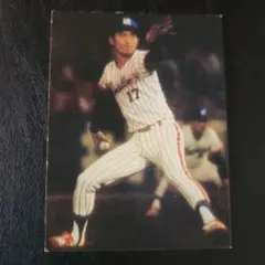 カルビー 81年プロ野球カード 松岡弘 ヤクルトスワローズ - メルカリ