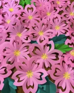 ち。様専用ページです❣️桜＆葉っぱ　No.45折り紙　桜壁面飾り