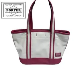 미사용 PORTER GIRL ボーイフレンドトート キャンバス ハンドバッグ
