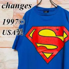 【激レア】Changes スーパーマン1997年　USA製Tシャツ　アメリカ古着