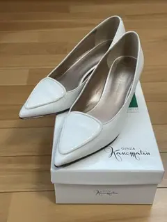 Ginza Kanematsu ホワイトパンプスのサムネイル